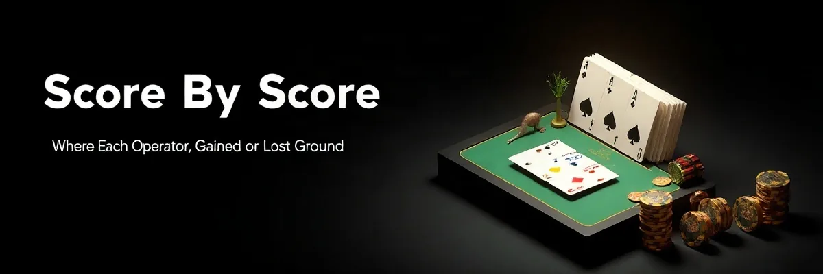 Score By Score: Where Each Operator Gained or Lost Ground: best online casinos for blackjack guide for players in Austra